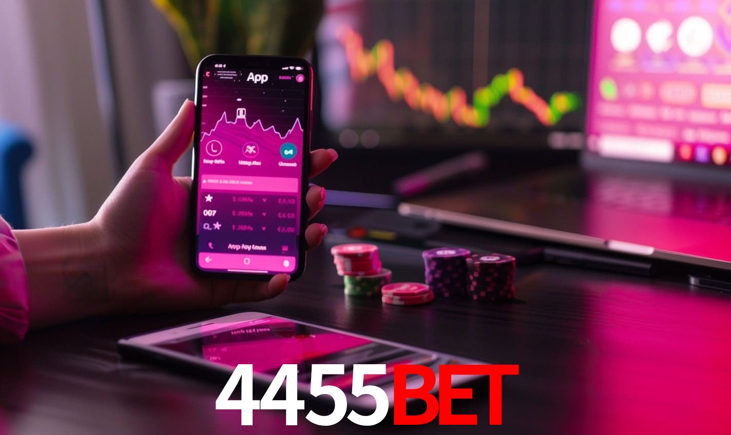 Comparação APP mobile vs versão web da 4455bet